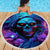 Flame Skull Beach Blanket Its Not How Crazy I Am But How Much I enjoy It That Makes Me Dangeous - Wonder Print Shop