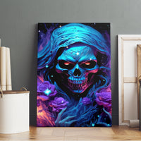 Flame Skull Canvas Wall Art Its Not How Crazy I Am But How Much I enjoy It That Makes Me Dangeous - Wonder Print Shop