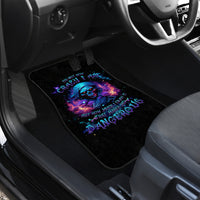 Flame Skull Car Mats Its Not How Crazy I Am But How Much I enjoy It That Makes Me Dangeous - Wonder Print Shop