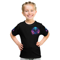 Flame Skull Kid T Shirt Its Not How Crazy I Am But How Much I enjoy It That Makes Me Dangeous - Wonder Print Shop