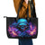 Flame Skull Leather Tote Bag Its Not How Crazy I Am But How Much I enjoy It That Makes Me Dangeous - Wonder Print Shop