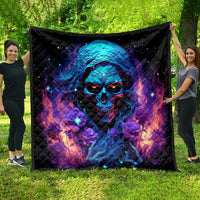 Flame Skull Quilt Its Not How Crazy I Am But How Much I enjoy It That Makes Me Dangeous - Wonder Print Shop