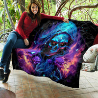 Flame Skull Quilt Its Not How Crazy I Am But How Much I enjoy It That Makes Me Dangeous - Wonder Print Shop