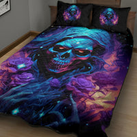 Flame Skull Quilt Bed Set Its Not How Crazy I Am But How Much I enjoy It That Makes Me Dangeous - Wonder Print Shop