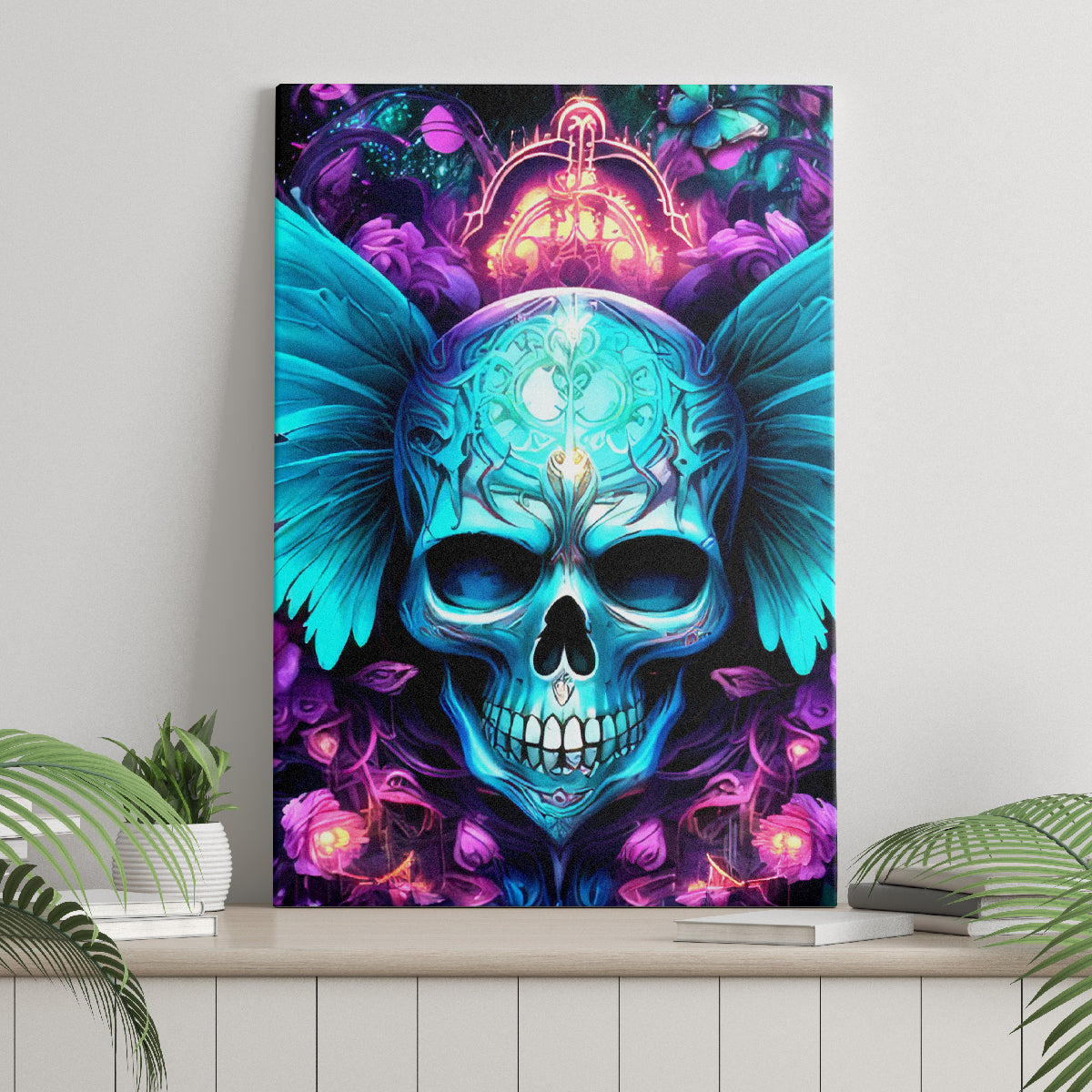 Fairy Skull Canvas Wall Art In My Next Life I Want To Be The Karme Fairy - Wonder Print Shop