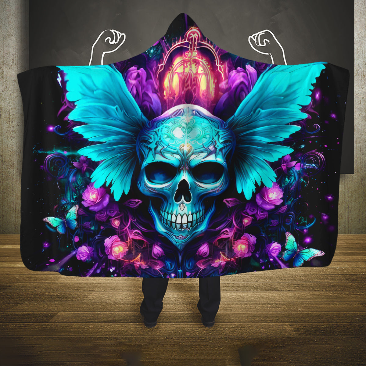 Fairy Skull Hooded Blanket In My Next Life I Want To Be The Karme Fairy