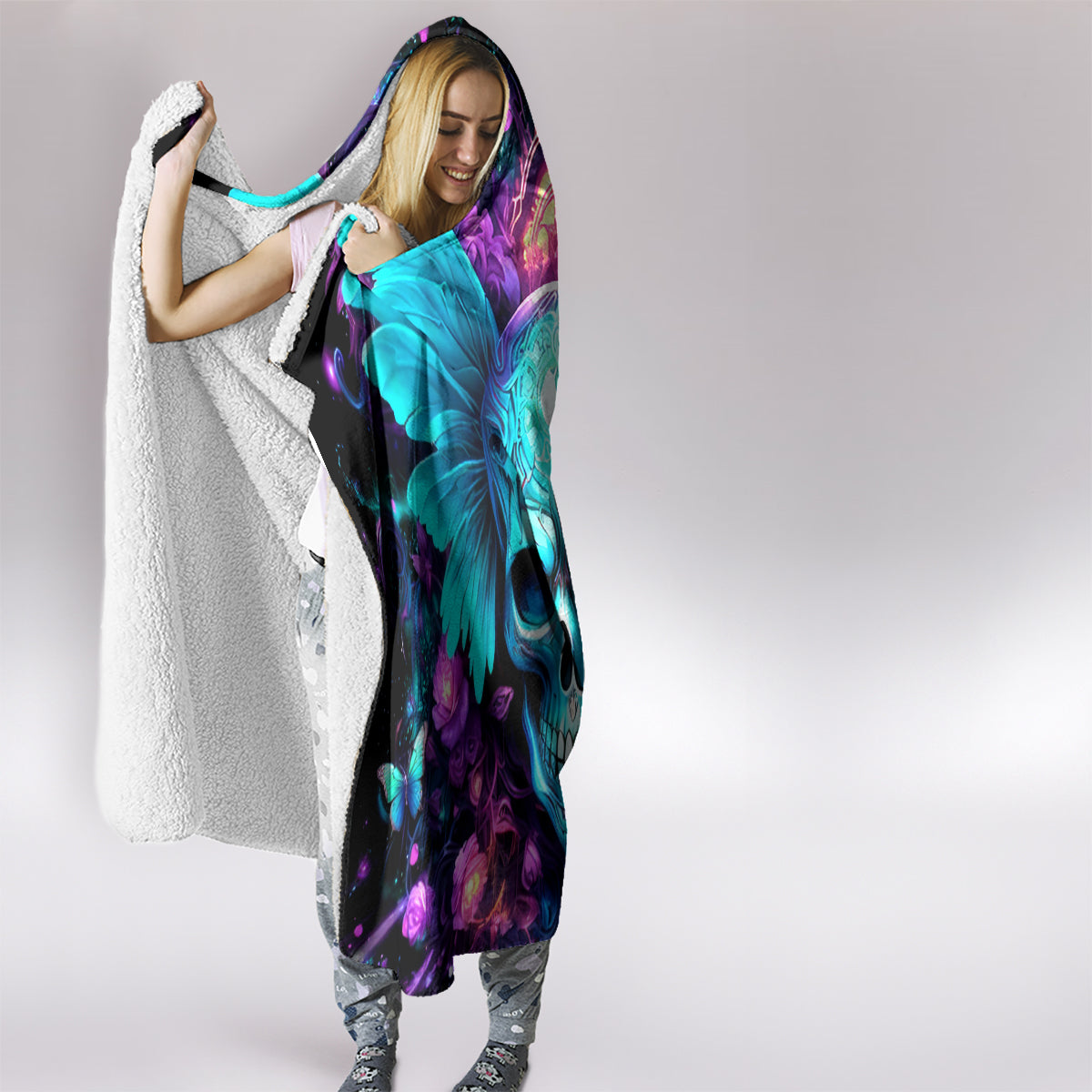 Fairy Skull Hooded Blanket In My Next Life I Want To Be The Karme Fairy