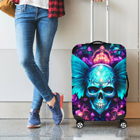 Fairy Skull Luggage Cover In My Next Life I Want To Be The Karme Fairy - Wonder Print Shop