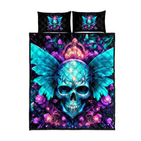 Fairy Skull Quilt Bed Set In My Next Life I Want To Be The Karme Fairy - Wonder Print Shop