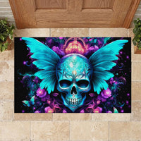 Fairy Skull Rubber Doormat In My Next Life I Want To Be The Karme Fairy - Wonder Print Shop