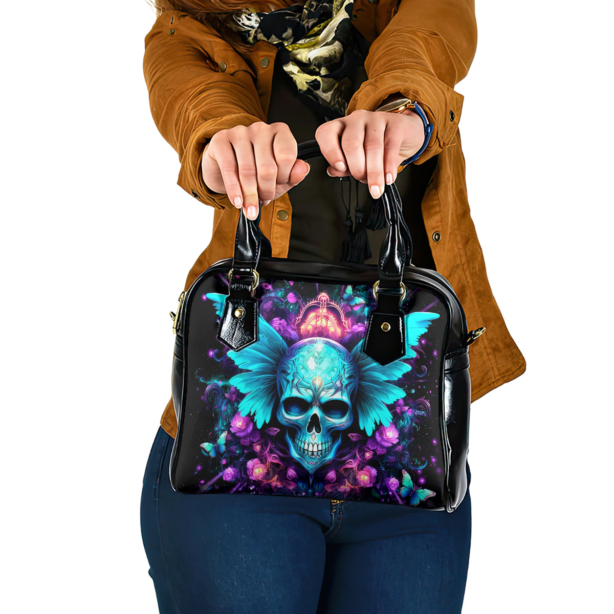 Fairy Skull Shoulder Handbag In My Next Life I Want To Be The Karme Fairy