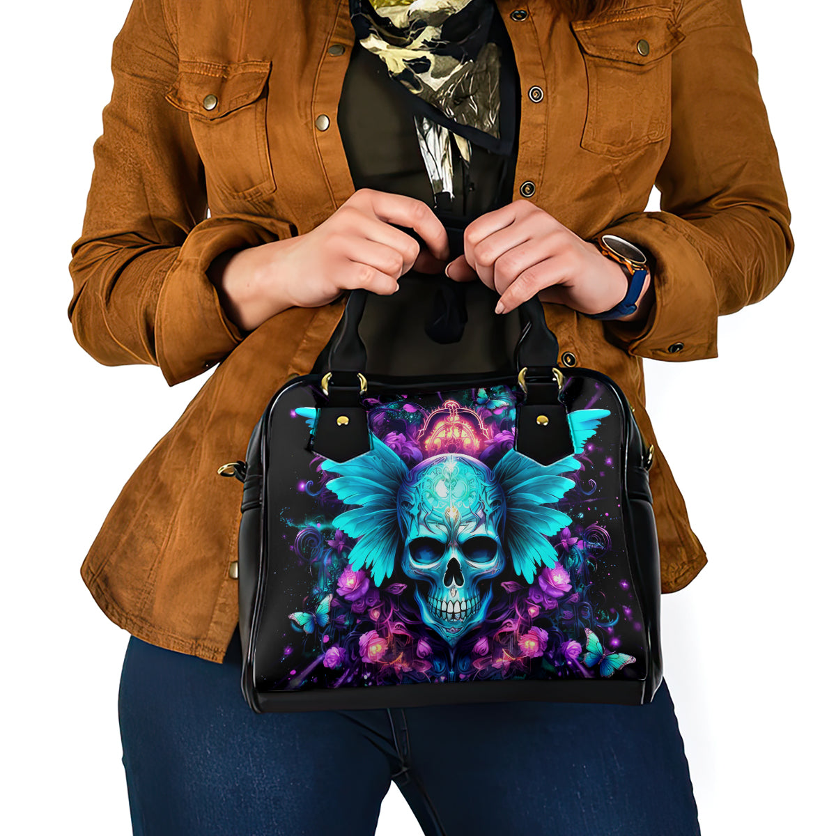 Fairy Skull Shoulder Handbag In My Next Life I Want To Be The Karme Fairy