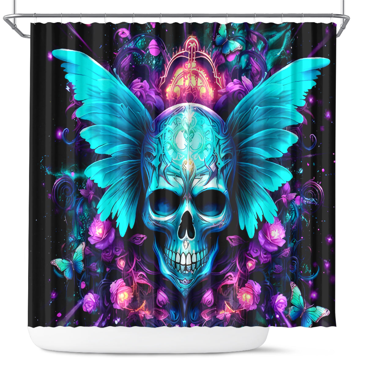 Fairy Skull Shower Curtain In My Next Life I Want To Be The Karme Fairy