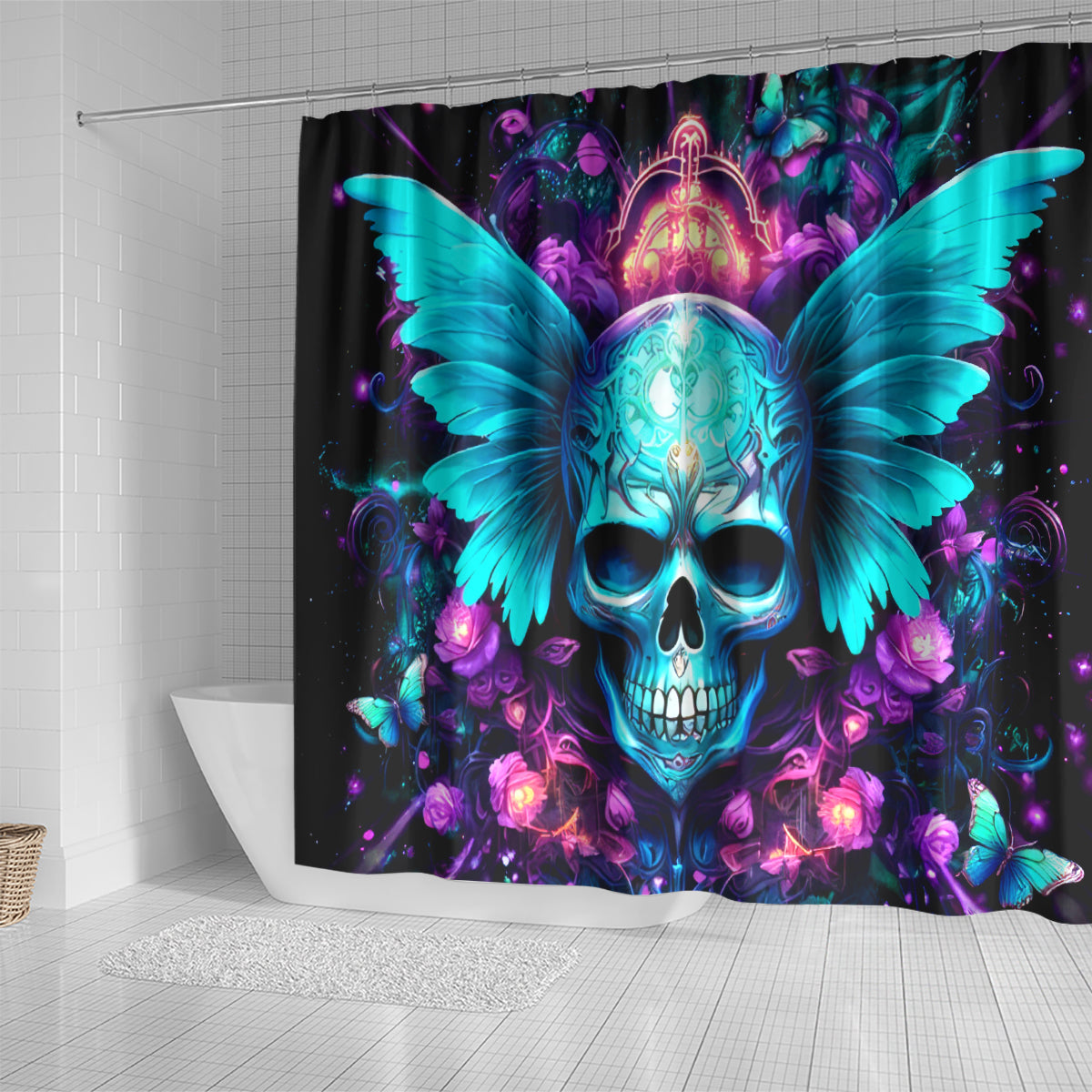 Fairy Skull Shower Curtain In My Next Life I Want To Be The Karme Fairy