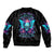 Fairy Skull Sleeve Zip Bomber Jacket In My Next Life I Want To Be The Karme Fairy - Wonder Print Shop