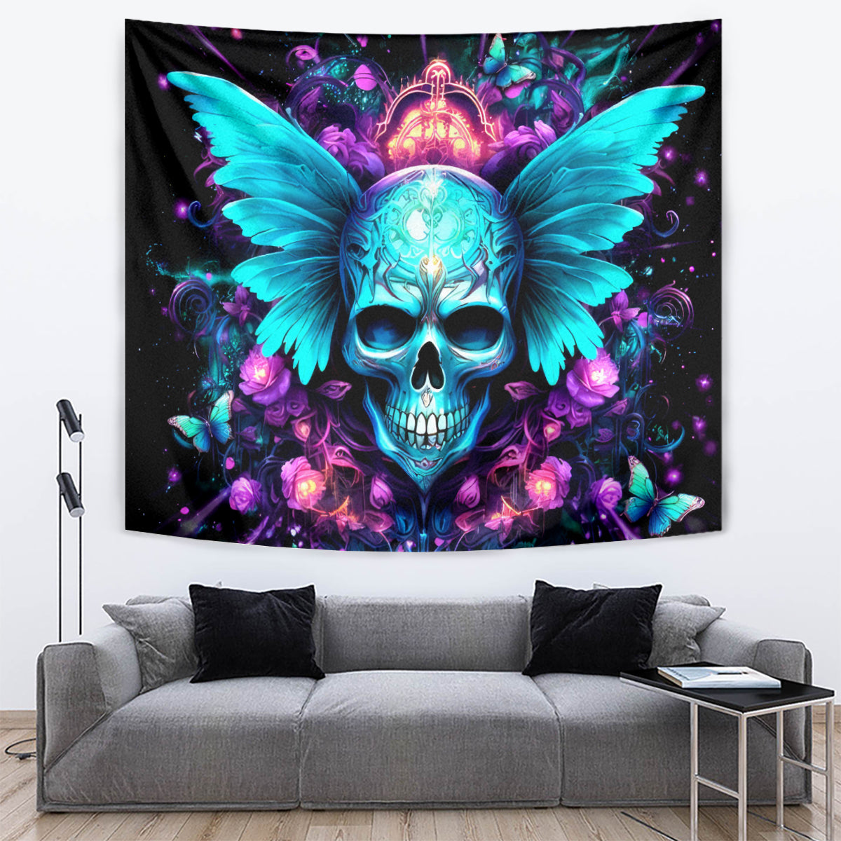 Fairy Skull Tapestry In My Next Life I Want To Be The Karme Fairy - Wonder Print Shop