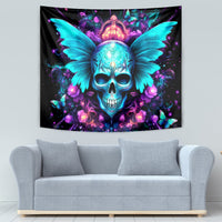 Fairy Skull Tapestry In My Next Life I Want To Be The Karme Fairy - Wonder Print Shop