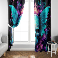 Fairy Skull Window Curtain In My Next Life I Want To Be The Karme Fairy - Wonder Print Shop