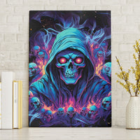 Reaper Skull Canvas Wall Art When I Was Born The Devil Said Oh Shit Competition - Wonder Print Shop