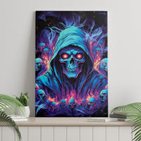 Reaper Skull Canvas Wall Art When I Was Born The Devil Said Oh Shit Competition - Wonder Print Shop
