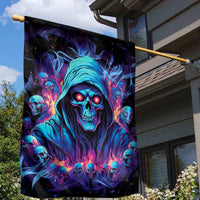 Reaper Skull Garden Flag When I Was Born The Devil Said Oh Shit Competition - Wonder Print Shop