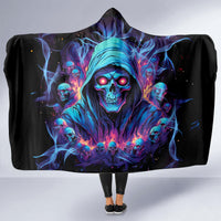 Reaper Skull Hooded Blanket When I Was Born The Devil Said Oh Shit Competition