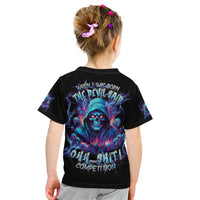 Reaper Skull Kid T Shirt When I Was Born The Devil Said Oh Shit Competition - Wonder Print Shop