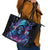 Reaper Skull Leather Tote Bag When I Was Born The Devil Said Oh Shit Competition - Wonder Print Shop