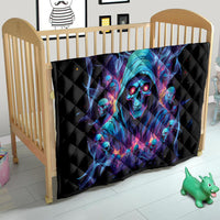Reaper Skull Quilt When I Was Born The Devil Said Oh Shit Competition - Wonder Print Shop