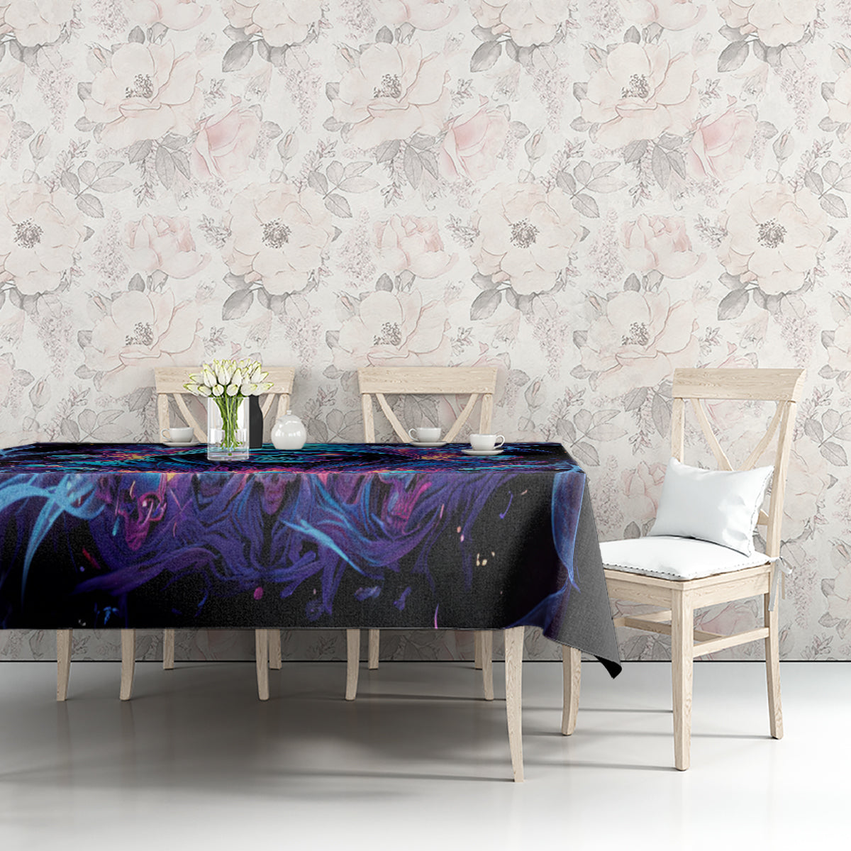 Reaper Skull Tablecloth When I Was Born The Devil Said Oh Shit Competition - Wonder Print Shop