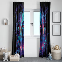 Reaper Skull Window Curtain When I Was Born The Devil Said Oh Shit Competition - Wonder Print Shop