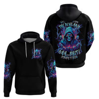 Reaper Skull Zip Hoodie When I Was Born The Devil Said Oh Shit Competition - Wonder Print Shop