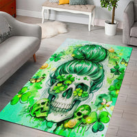 Irish Skull Area Rug Oho Lucky Mama - Wonder Print Shop
