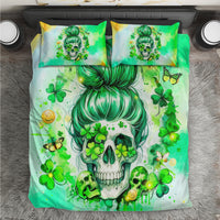 Irish Skull Bedding Set Oho Lucky Mama - Wonder Print Shop