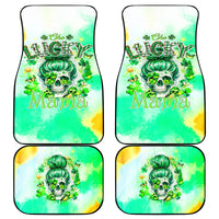 Irish Skull Car Mats Oho Lucky Mama - Wonder Print Shop