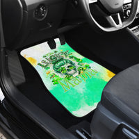 Irish Skull Car Mats Oho Lucky Mama - Wonder Print Shop