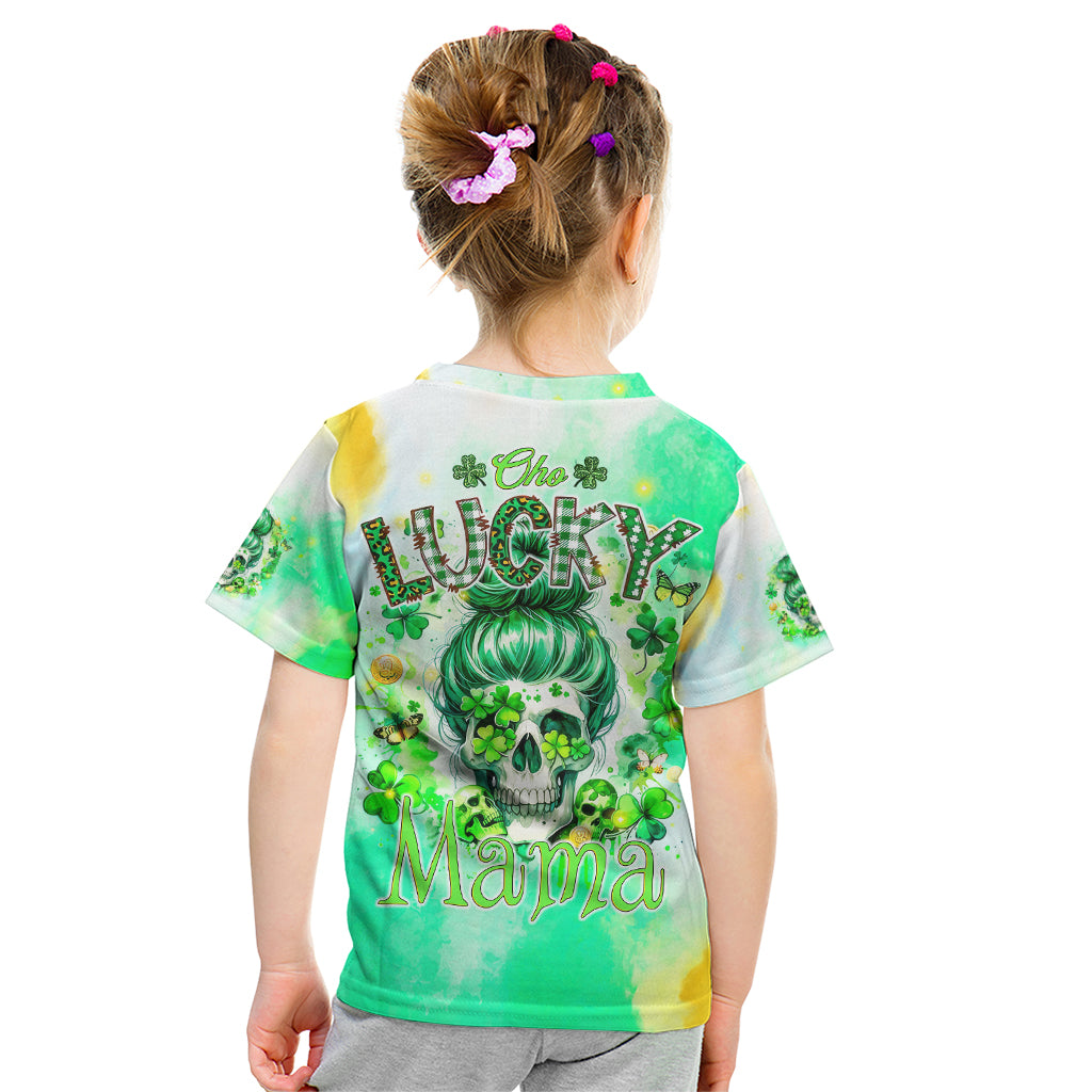 Irish Skull Kid T Shirt Oho Lucky Mama - Wonder Print Shop