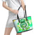 Irish Skull Leather Tote Bag Oho Lucky Mama - Wonder Print Shop