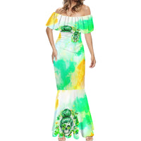 Irish Skull Mermaid Dress Oho Lucky Mama - Wonder Print Shop