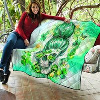 Irish Skull Quilt Oho Lucky Mama - Wonder Print Shop