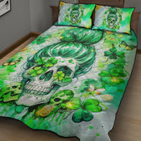 Irish Skull Quilt Bed Set Oho Lucky Mama - Wonder Print Shop