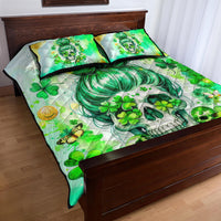 Irish Skull Quilt Bed Set Oho Lucky Mama - Wonder Print Shop