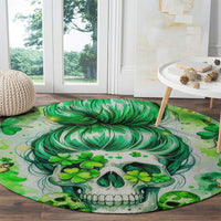 Irish Skull Round Carpet Oho Lucky Mama