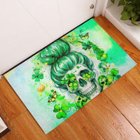 Irish Skull Rubber Doormat Oho Lucky Mama - Wonder Print Shop