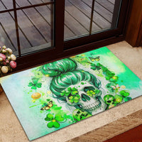 Irish Skull Rubber Doormat Oho Lucky Mama - Wonder Print Shop