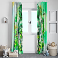 Irish Skull Window Curtain Oho Lucky Mama - Wonder Print Shop