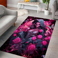 Witch Skull Area Rug They Whispered To Her You Cannot Withstand The Storm - Wonder Print Shop