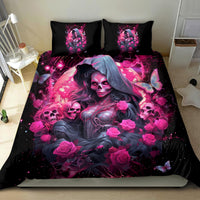 Witch Skull Bedding Set They Whispered To Her You Cannot Withstand The Storm - Wonder Print Shop