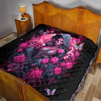 Witch Skull Quilt They Whispered To Her You Cannot Withstand The Storm - Wonder Print Shop