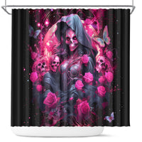 Witch Skull Shower Curtain They Whispered To Her You Cannot Withstand The Storm